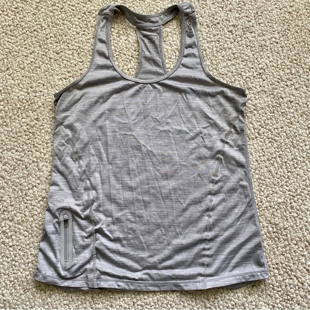 Reebok gray performance tank top